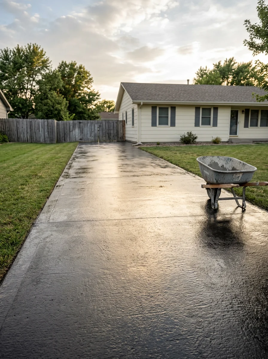 Quality exterior work on a Goddard home showing attention to detail and professional craftsmanship.
